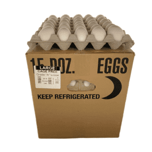 Cage Free Large White Loose 15-Dozen